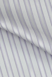 【缺货】        紫色竖纹纯棉面料