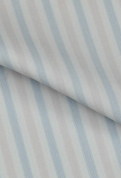 【缺货】蓝、粉双色竖纹纯棉面料
